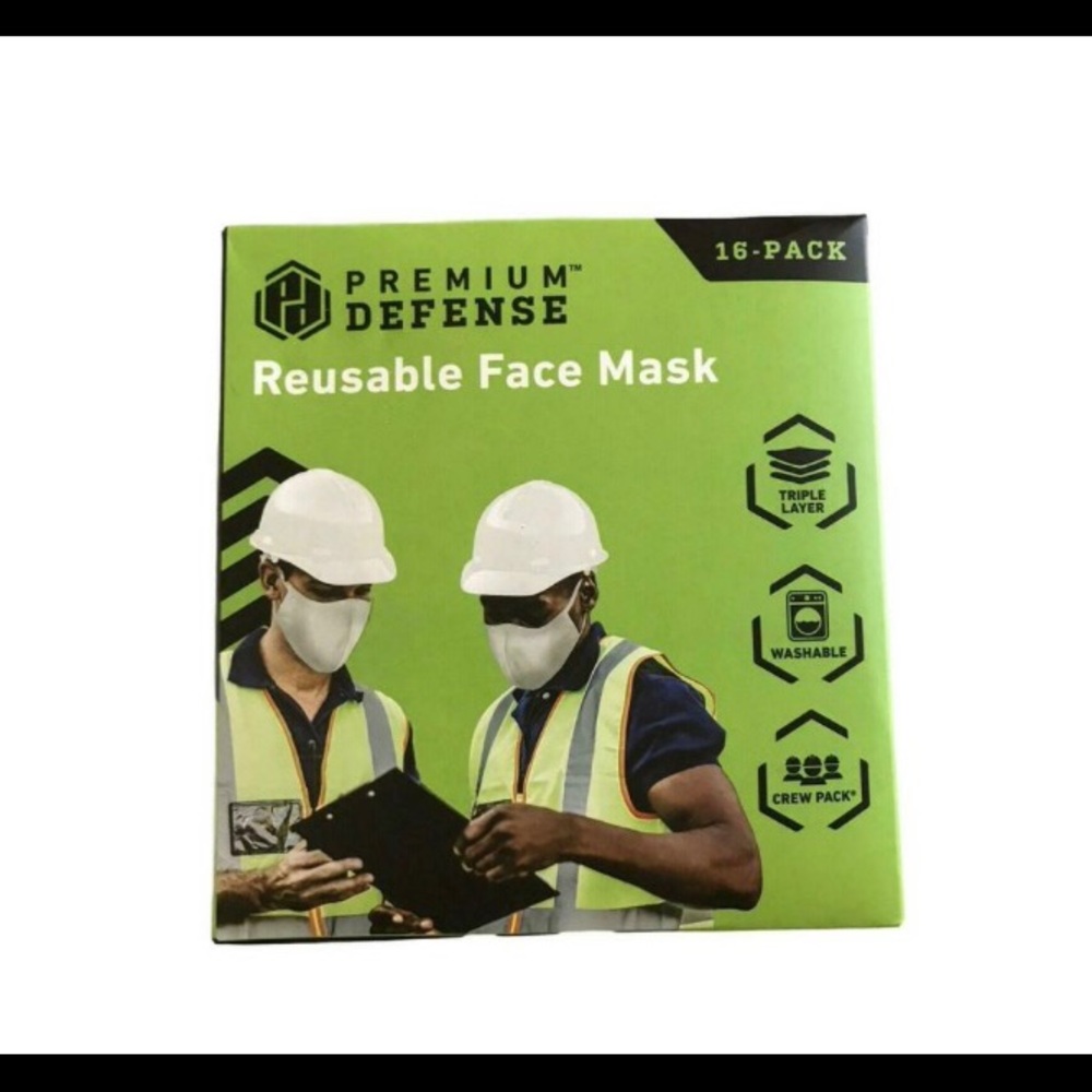 Premium defense reusable facemask - 16 pack
